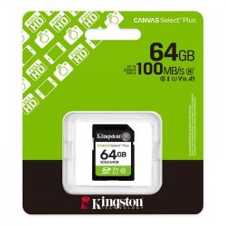 ����� ������ Kingston SD   64GB C10 UHS-I V10 R100MB/s SDS3/64GB